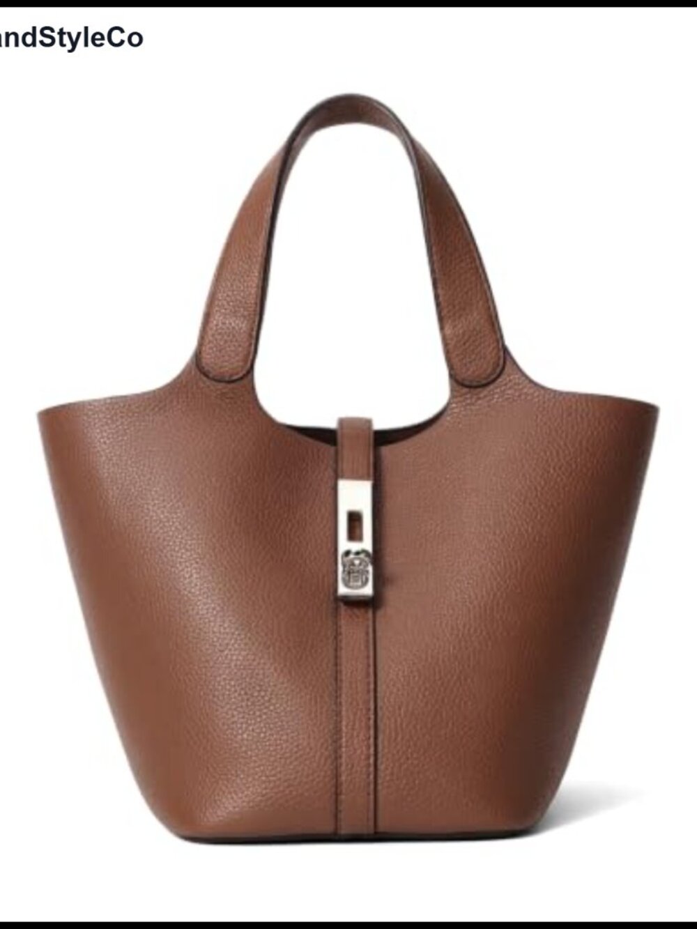 Women's Faux Leather Satchel Tote Bag Detachable Purse Top Handle Work